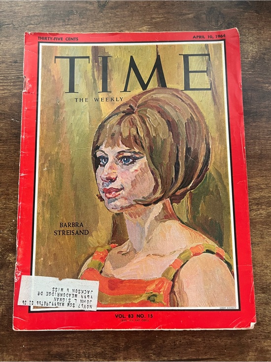 Other - TIME Weekly Magazine April 10 1964 Vol 83 No 15 Barbra Streisand Cover